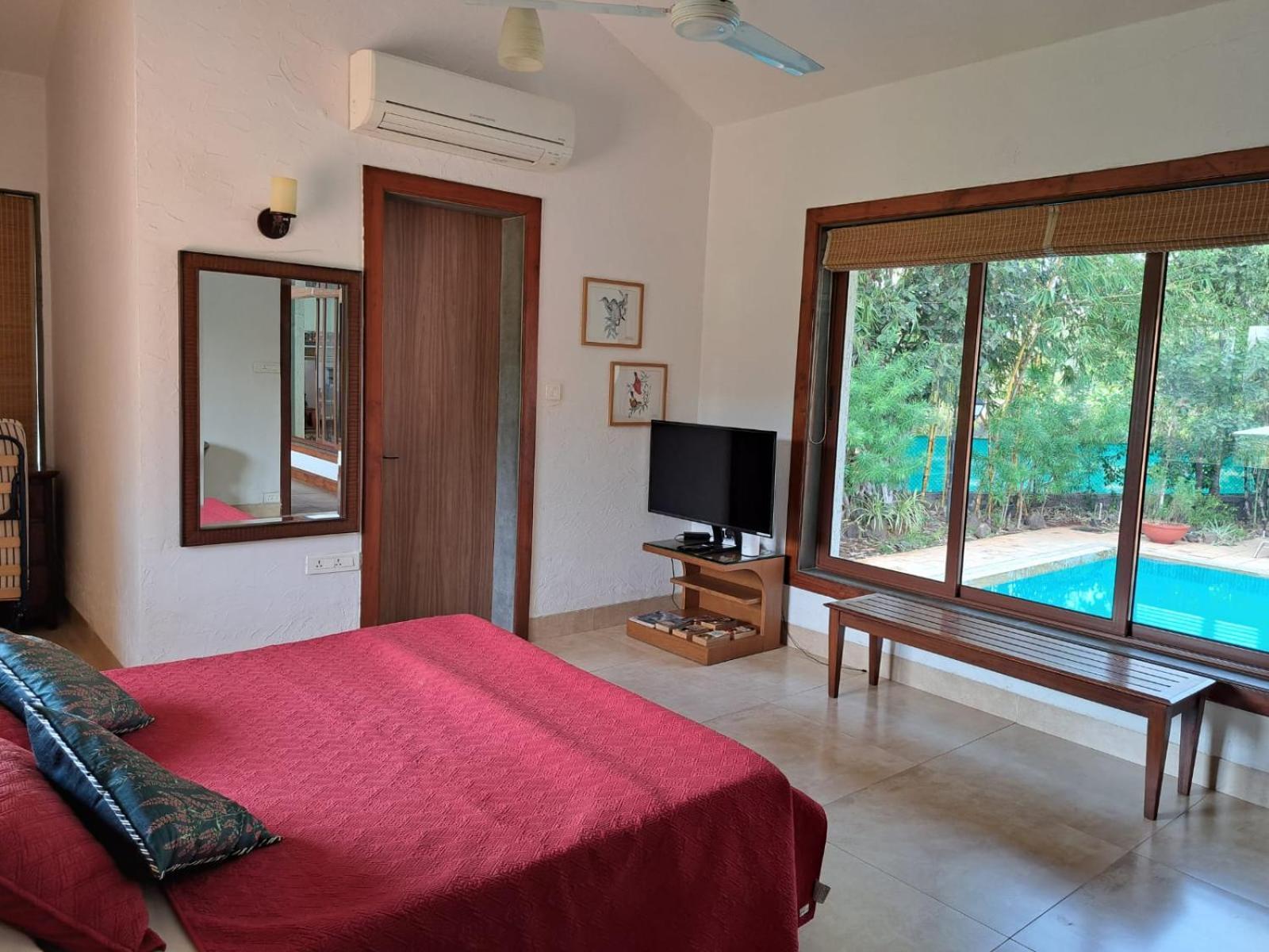 Casa Blanca 3Bhk W/Pool Near Mandwa, Alibaug Villa Alībāg Dış mekan fotoğraf